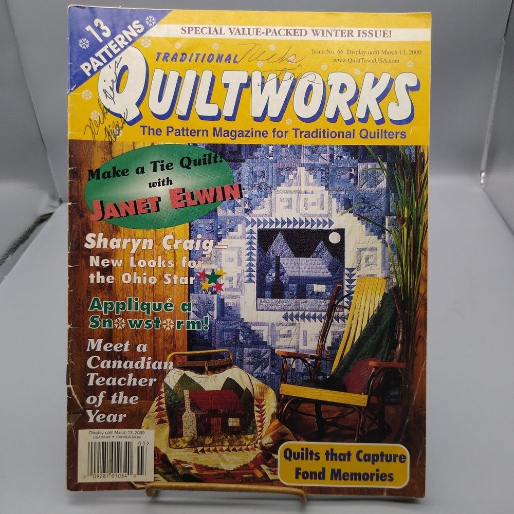 Vintage Craft Patterns, Traditional Quiltworks Magazine, Winter 2000